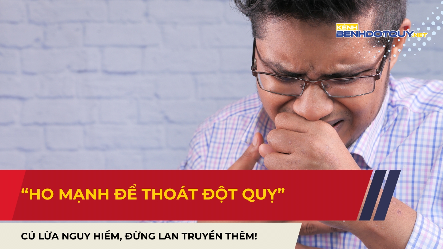 PGS.TS Nguyễn Lân Hiếu: “Ho mạnh để thoát đột quỵ” là cú lừa nguy hiểm, đừng lan truyền thêm!