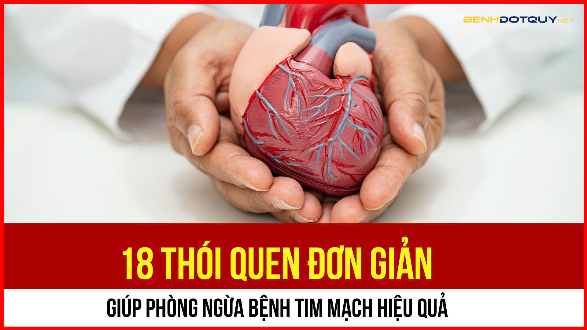18 thói quen phòng ngừa bệnh tim mạch