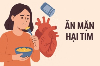 Tại sao ăn mặn hại tim?