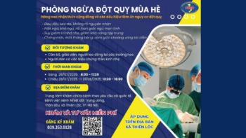Miễn phí khám sàng lọc bệnh lý thần kinh – Phòng ngừa đột quỵ mùa hè tại Bệnh viện Bệnh Nhiệt đới Trung ương