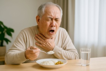 Sau đột quỵ bị sặc khi ăn uống có đáng lo?