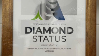 Bệnh viện Đa khoa tỉnh Thanh Hóa lần thứ 3 liên tiếp đạt chứng nhận Kim cương về điều trị đột quỵ của WSO
