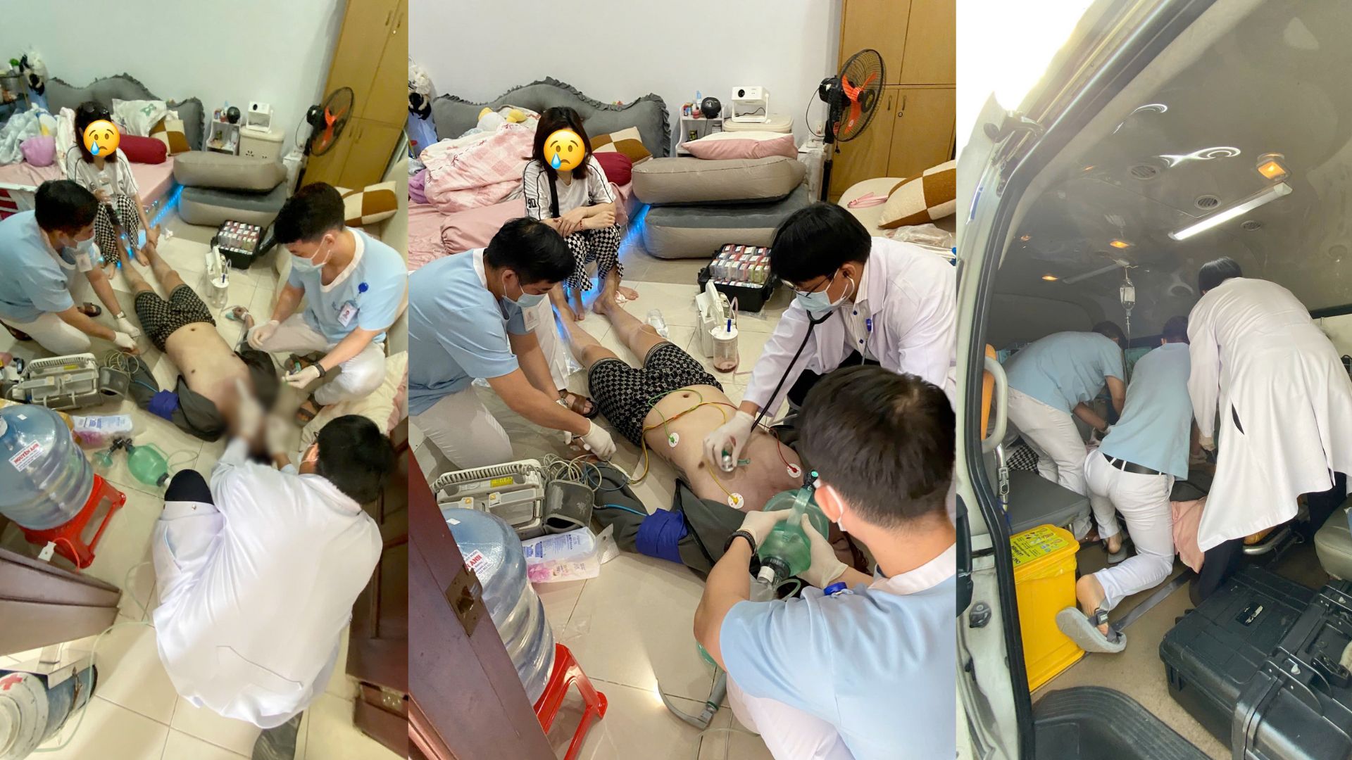 Ngưng tim tại nhà, nam bệnh nhân 31 tuổi được cấp cứu kịp thời