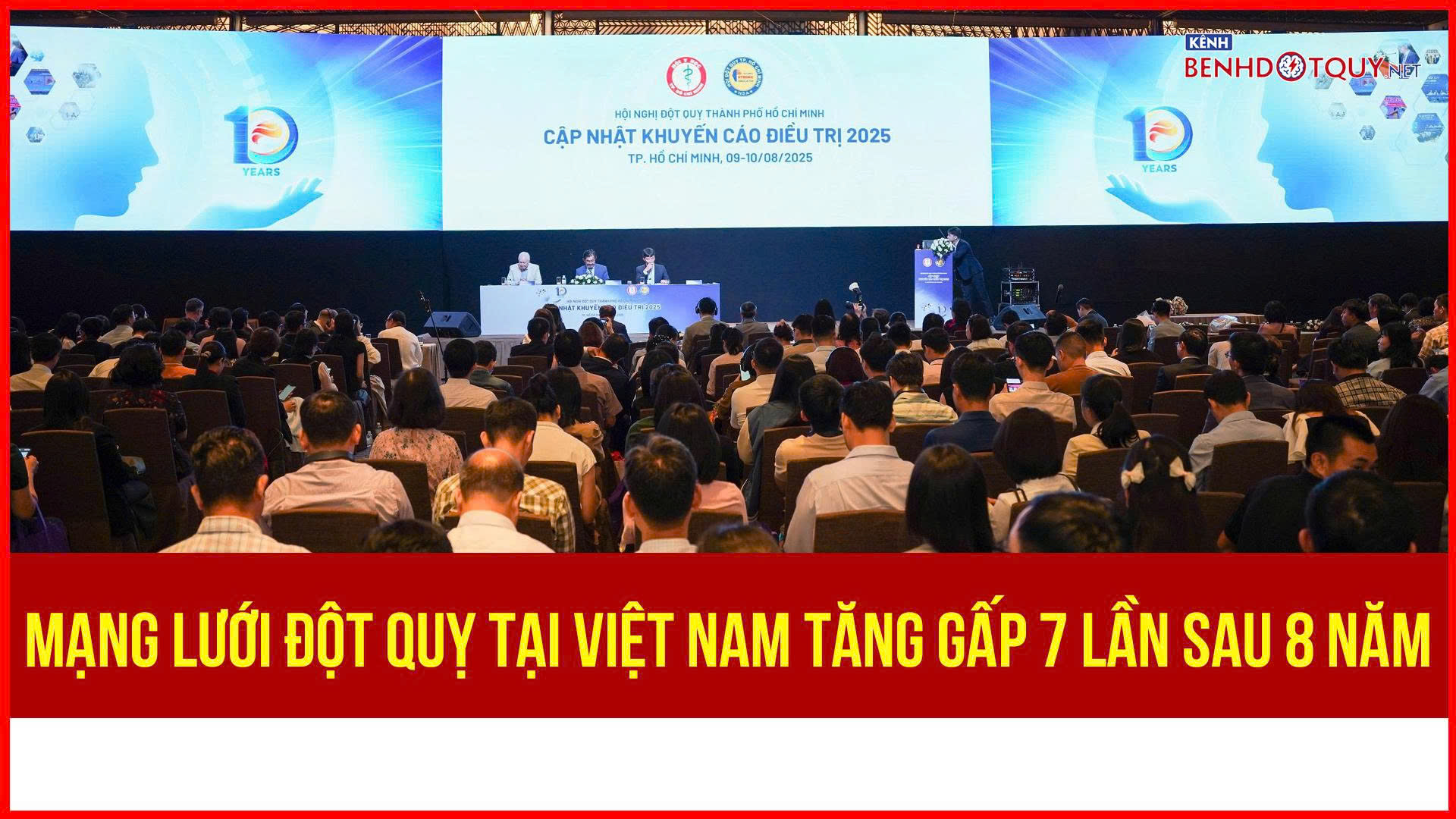 Mạng lưới đột quỵ tại Việt Nam tăng gấp 7 lần sau 8 năm