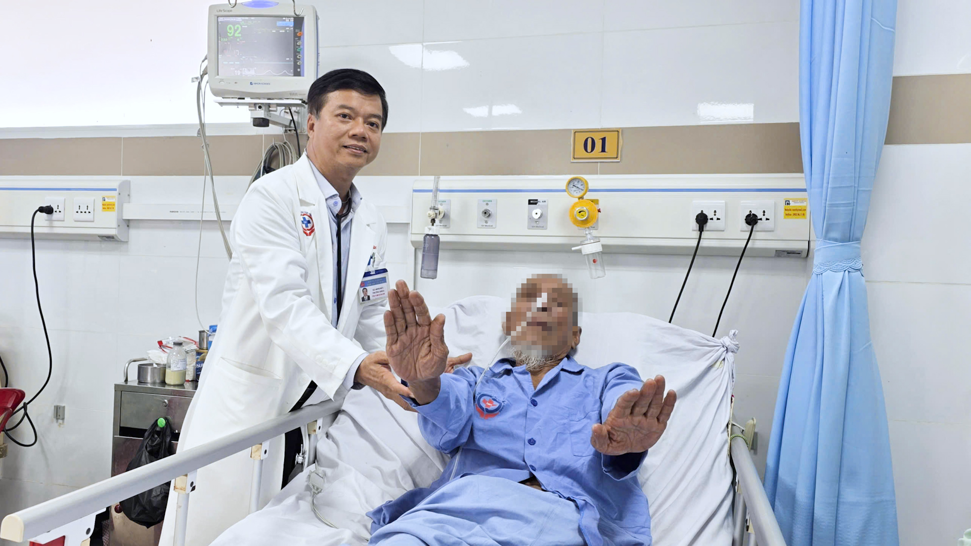 BVĐK Châu Đốc can thiệp thành công ca đột quỵ thân nền cấp trên nền nhồi máu cơ tim