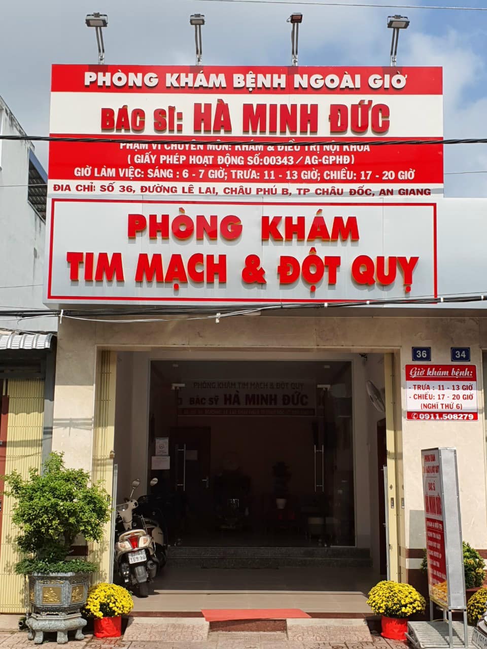 Phòng mạch BS.CK2 Hà Minh Đức – Châu Đốc làm việc khung giờ nào?