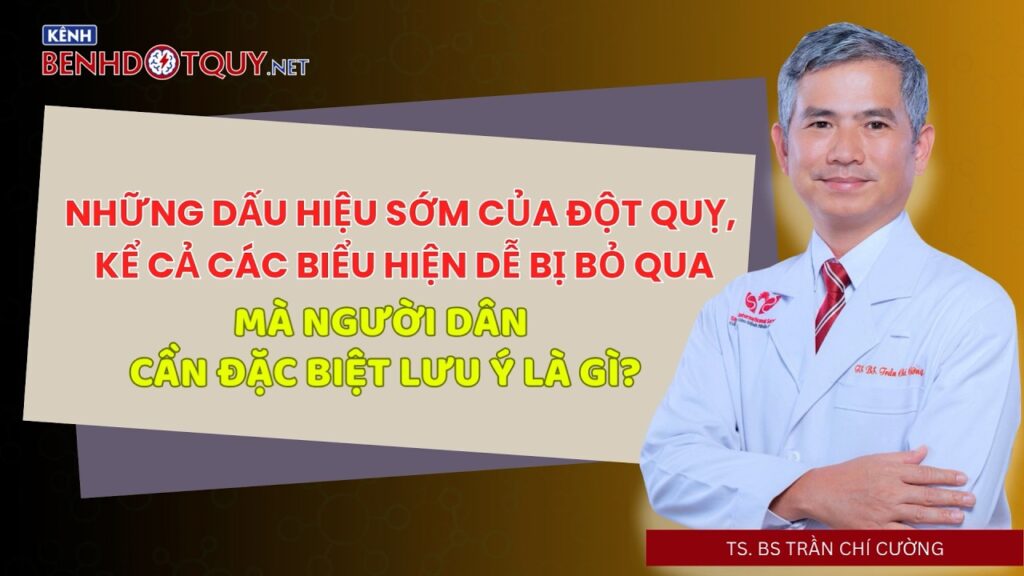 Những dấu hiệu sớm của đột quỵ cần đặc biệt lưu ý
