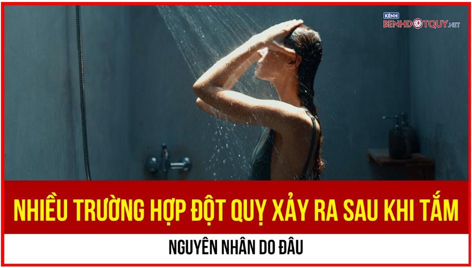 Nhiều trường hợp đột quỵ xảy ra sau khi tắm, nguyên nhân do đâu